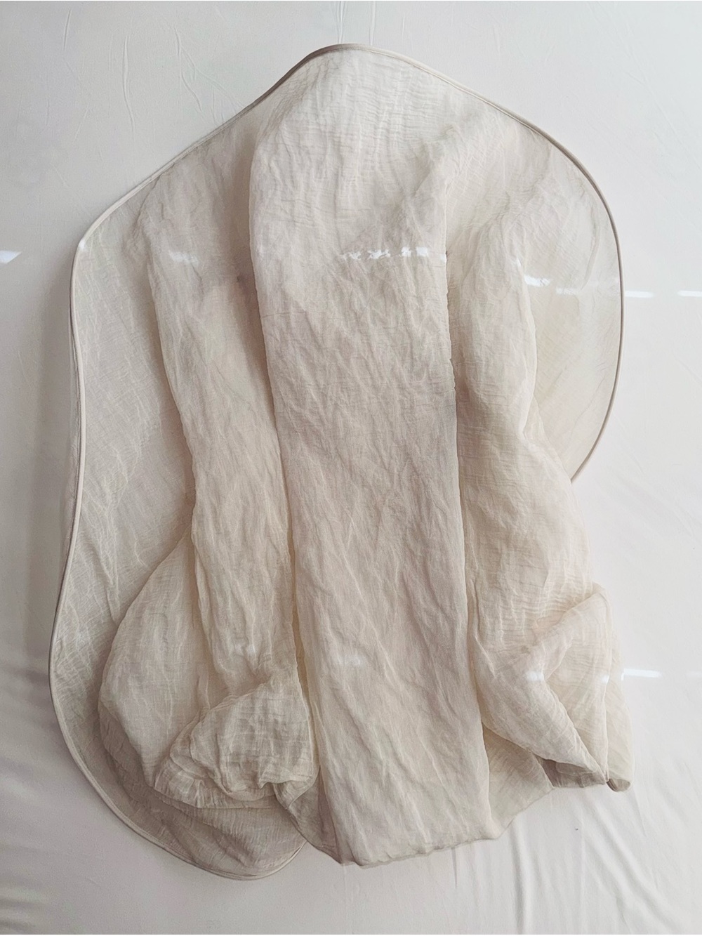 Magda Butrym NEW WITH TAGS Sculptural Mini Dress FR 38 Medium Ivory Bridal Party - Picture 11 of 15